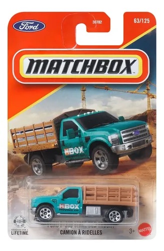 Matchbox Ford F-350 Stake Bed / Camion A Ridelles JHN97