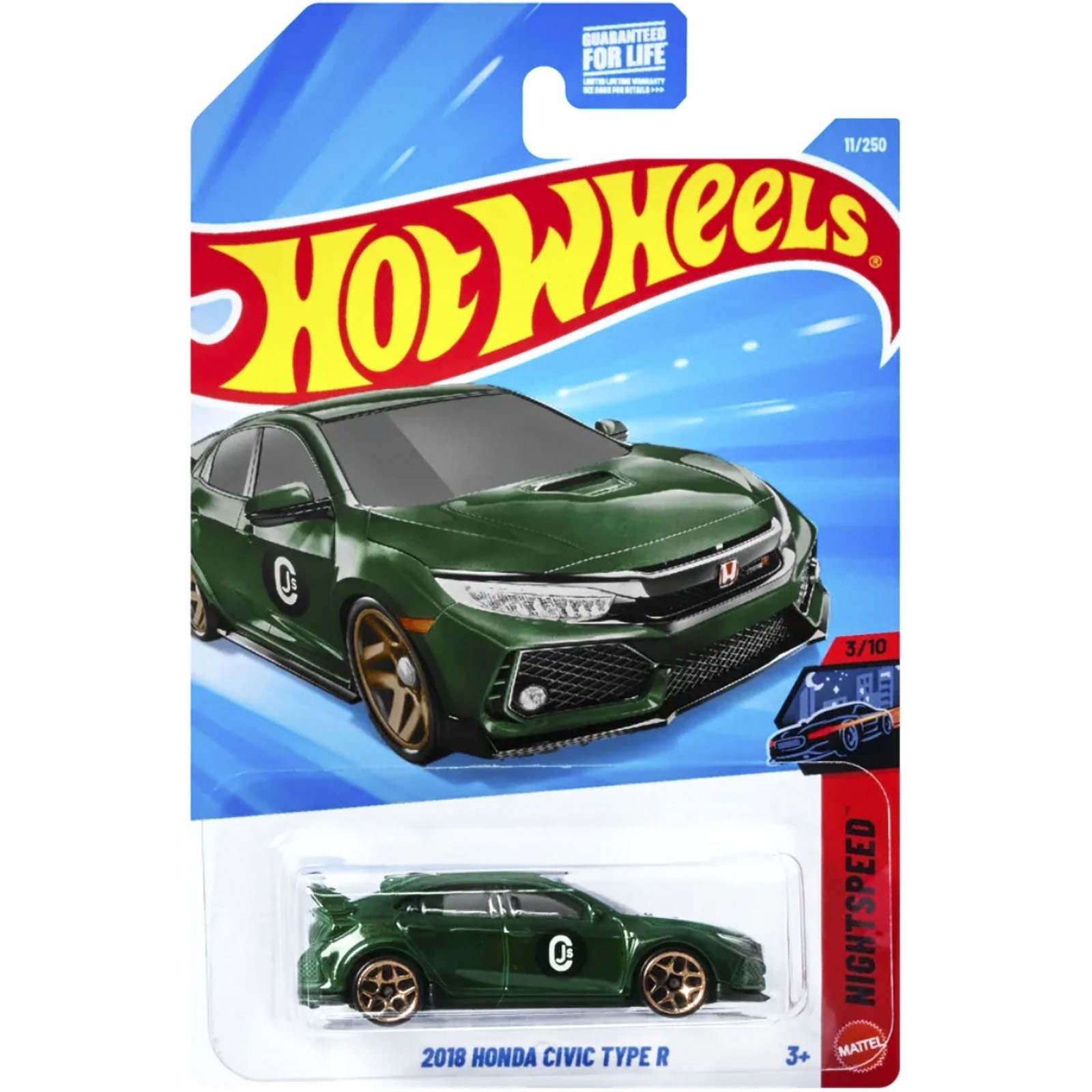 Hot Wheels 2018 Honda Civic Type R JJK87