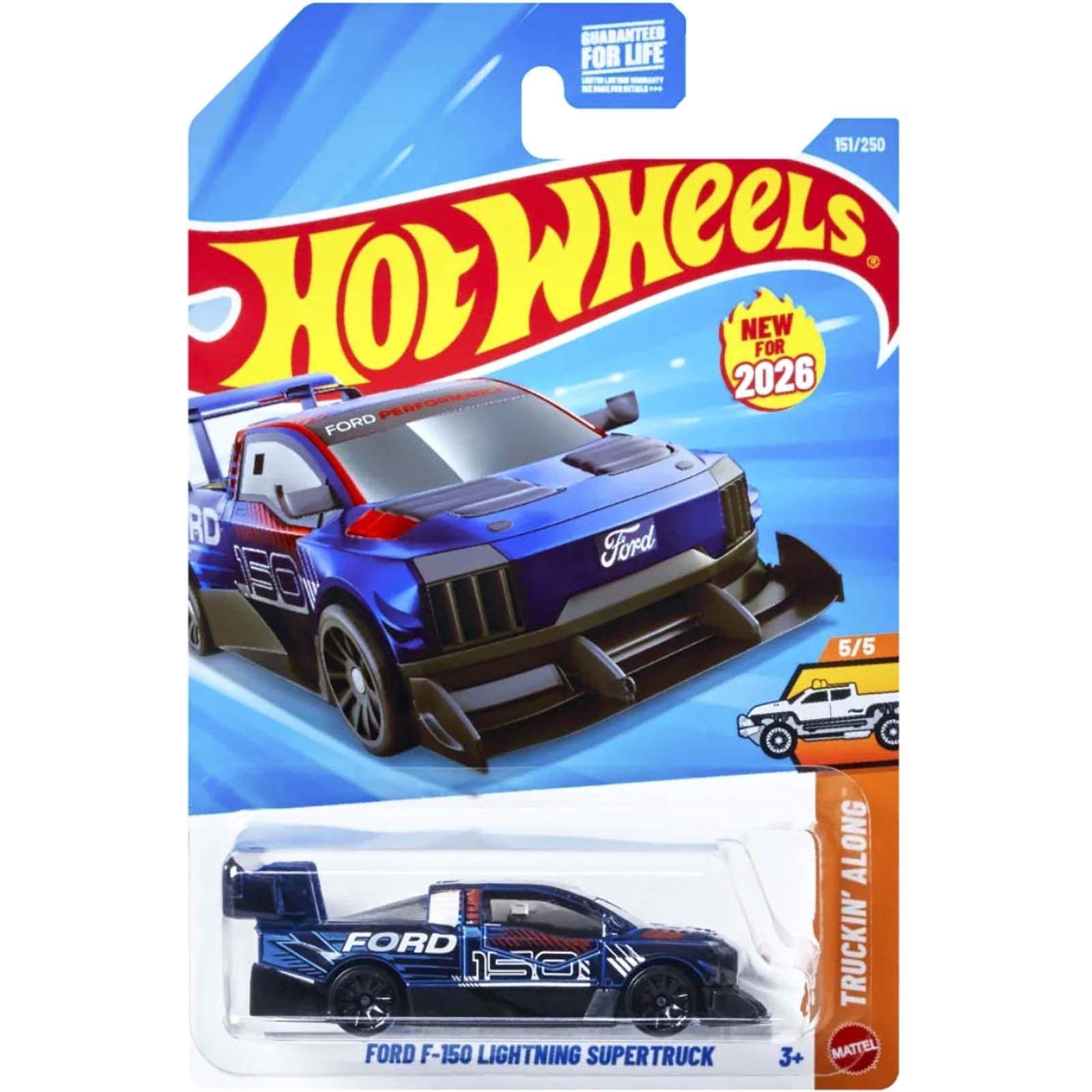 Hot Wheels Ford F-150 Lightning Supertruck JJH52