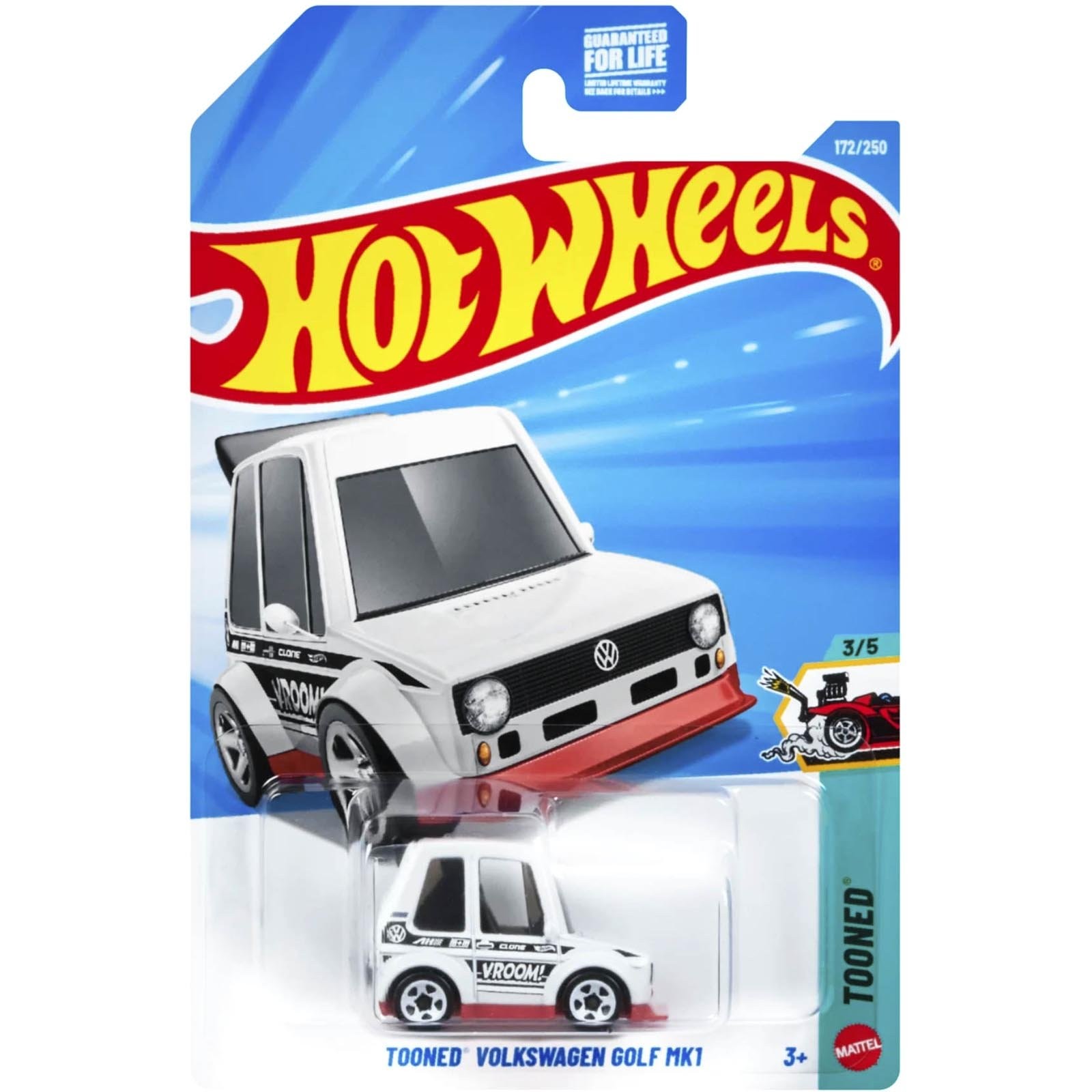 Hot Wheels Tooned Volkswagen Golf MK1 JJK16