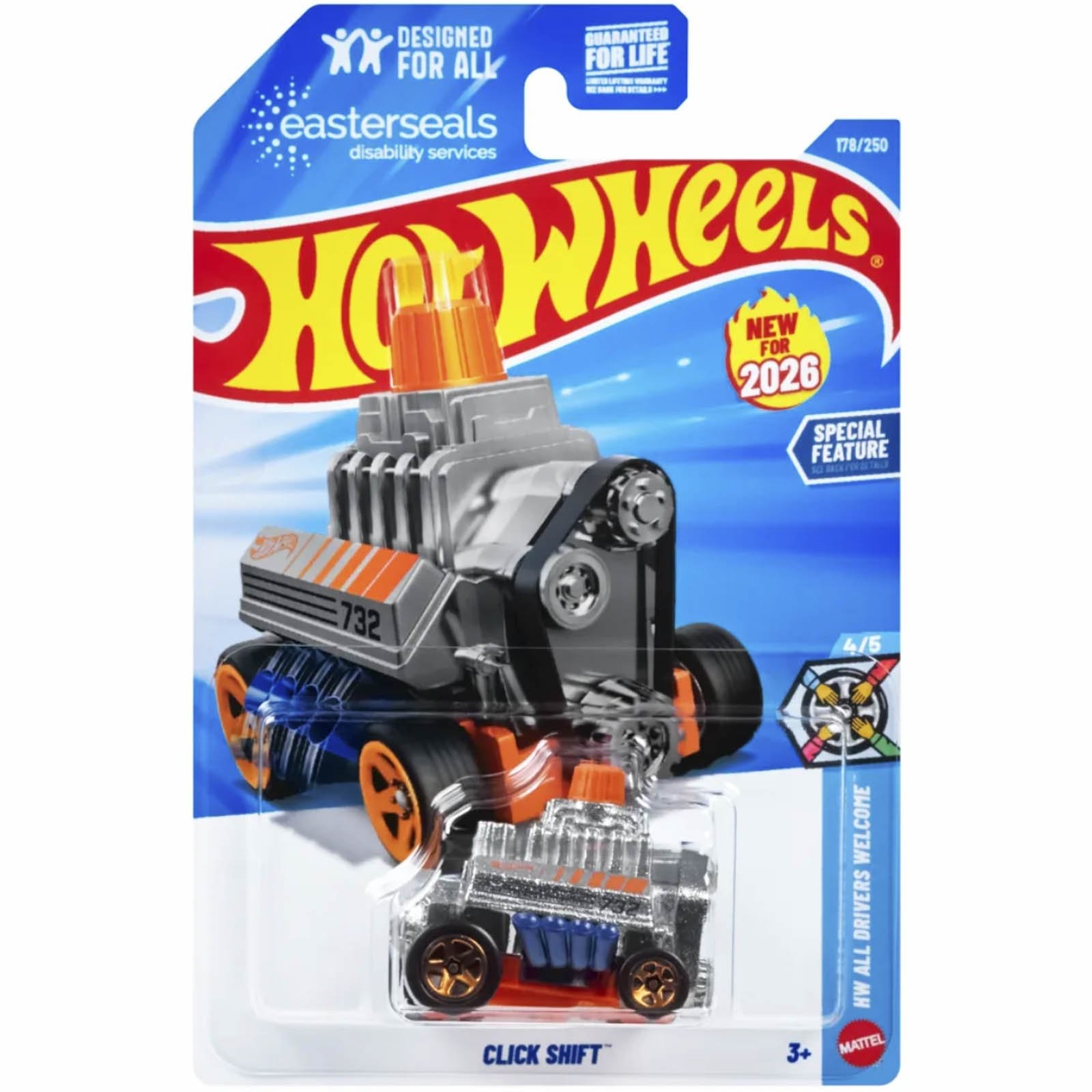 Hot Wheels Click Shift JJH61