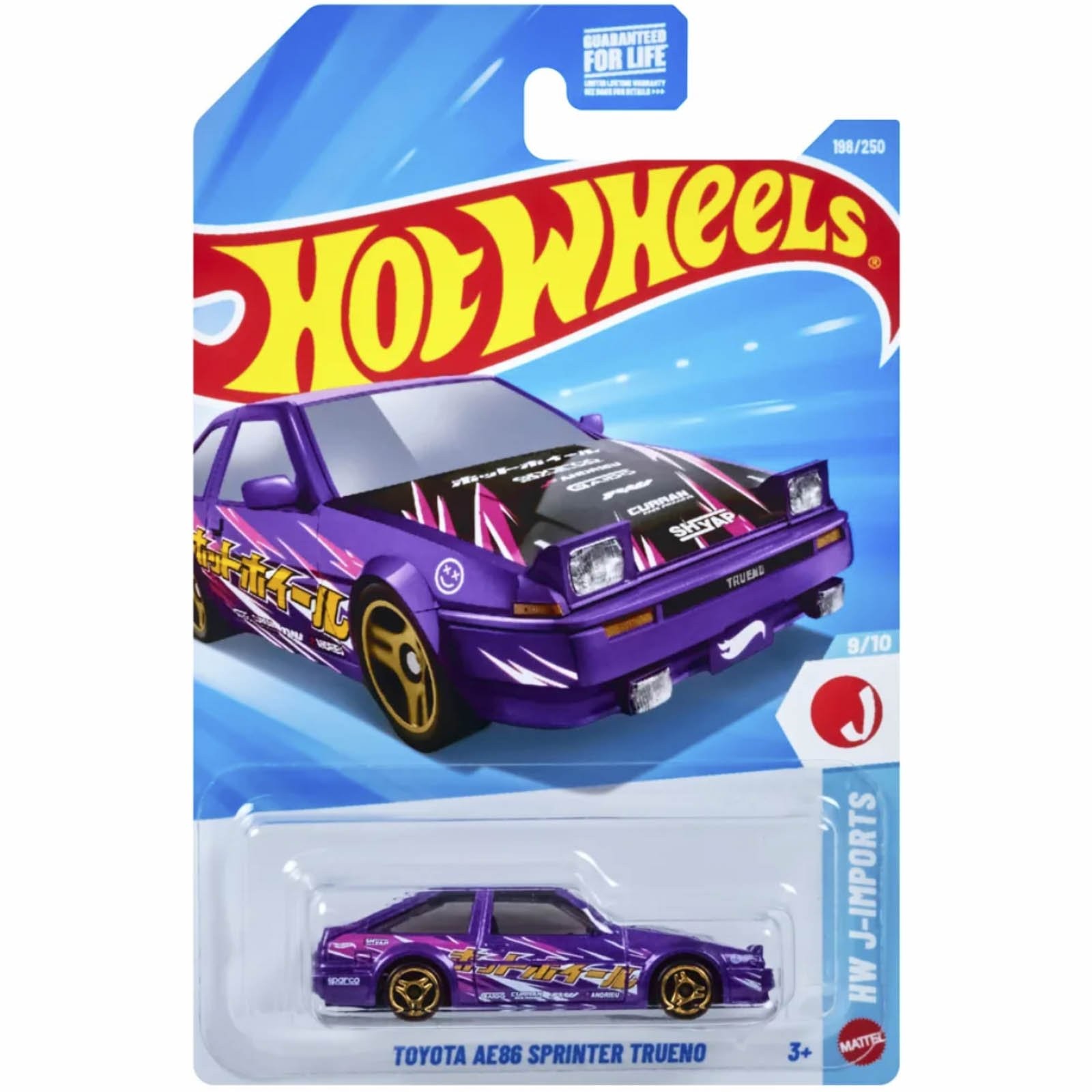 Hot Wheels Toyota AE86 Sprinter Trueno JJK34