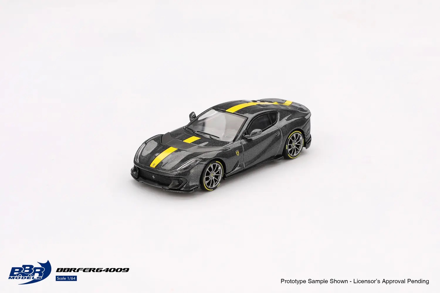 BBR Models Ferrari 812 Competizione Grigio Competizione BRBFER64009