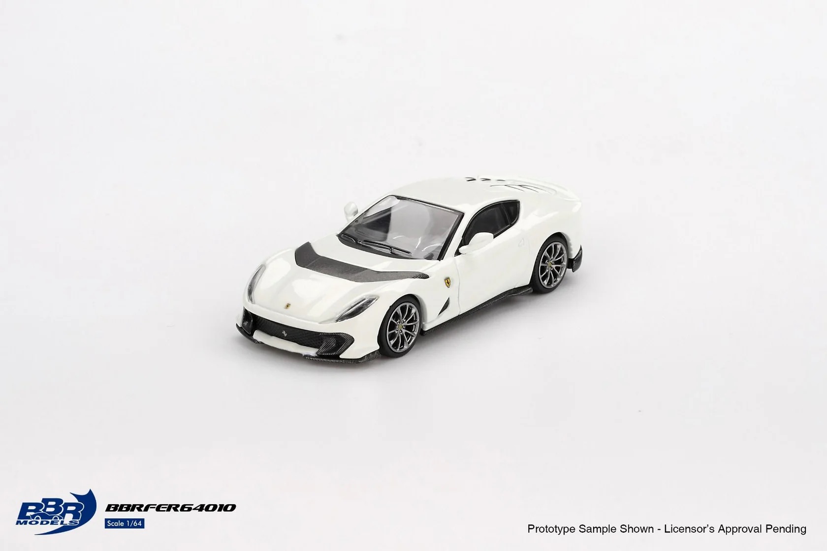 BBR Models Ferrari 812 Competizione Bianco Avus BRBFER64010