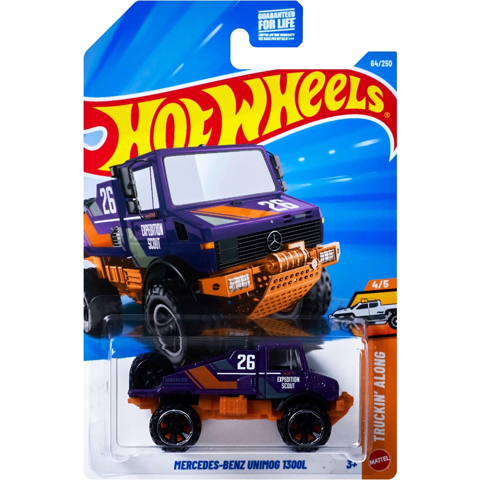 Hot Wheels Mercedes-Benz Unimog 1300L JJJ32